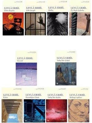 Tuhaf Bir Kadın - Eski Sevgili - Zihin Kuşları - Hallaç - Kalan - Gecede - Karanlığın Günü - Leyla Erbil - 10'lu Set