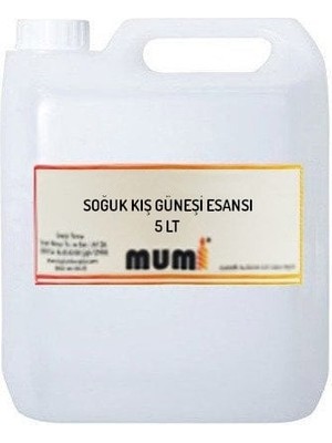 Premium Soğuk Kış Güneşi Mum Esansı 5 litre