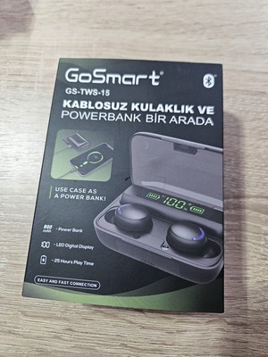 Go Smart Tws Go Smart Kablosuz Kulaklık ve Powerbank Gs-Tws-15