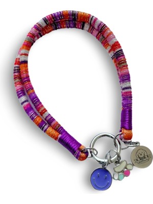 Jespawty Jesspecial Mor Ip Kedi Köpek Kolyesi Charm Uçlu Gümüş Rengi