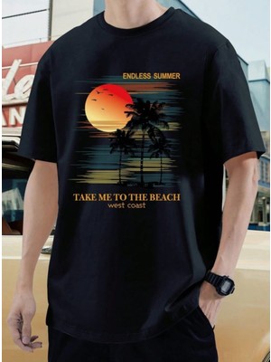 Punıx Büyük Erkek Beden Bıg Sıze Men Özel Tasarım Ultra Ince Tam Yazlık Erkek T-Shırt