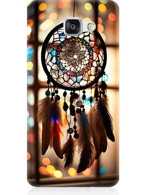Teknomeg Samsung Galaxy A5 2016 Uyumlu Düş Kapanı Dreamcatcher Desenli Silikon Kılıf