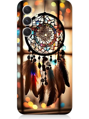 Teknomeg Samsung Galaxy A34 Uyumlu Düş Kapanı Dreamcatcher Desenli Silikon Kılıf