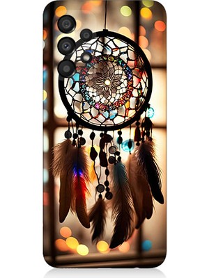 Teknomeg Samsung Galaxy A53 Uyumlu Düş Kapanı Dreamcatcher Desenli Silikon Kılıf