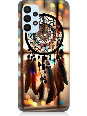 Teknomeg Samsung Galaxy A33 Uyumlu Düş Kapanı Dreamcatcher Desenli Silikon Kılıf