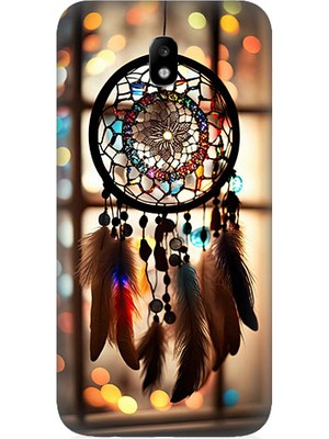 Teknomeg Samsung Galaxy J5 Pro Uyumlu Düş Kapanı Dreamcatcher Desenli Silikon Kılıf