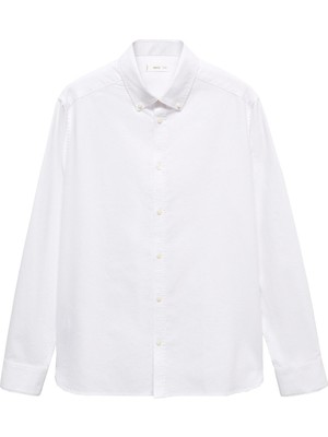 Mango Unisex Oxford Gömlek