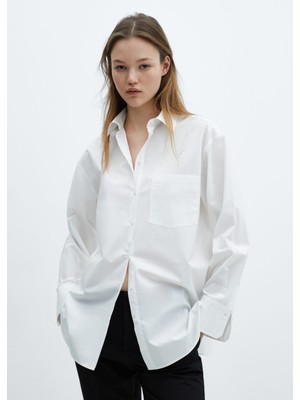 Mango Cepli Oversize Gömlek