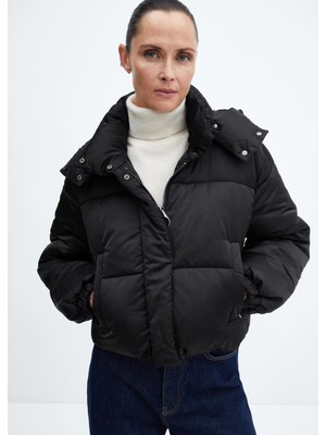 Mango Kısa Kapitoneli Anorak