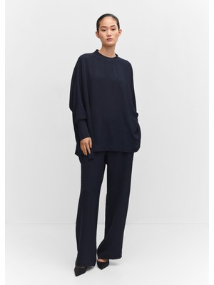 Mango Oversize Dokulu Sweatshirt