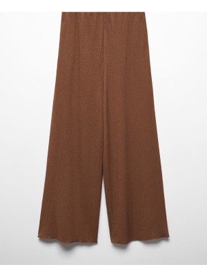 Mango Dokulu Culotte Pantolon