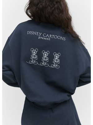 Mango Disney Pamuklu Sweatshirt