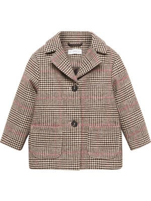 Mango Kids Houndstooth Ceket