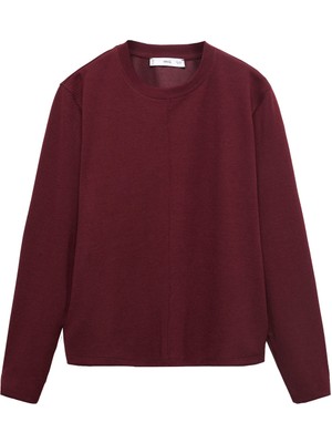 Mango Dekoratif Dikişli Sweatshirt