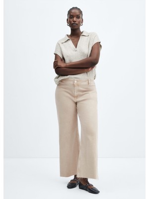 Mango Catherin Culotte Yüksek Bel Jean