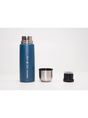 Quechua Paslanmaz Çelik Termos - 0,4 Litre - Mavi Meridyendukkan Quechua