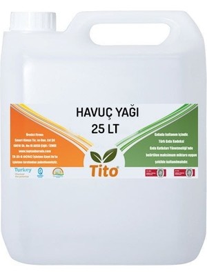Cici Havuç Yağı Soğuk Sıkım 25 Lt