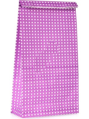 Hobs Mor Puantiyeli Hediye Paketi 25X15X16 cm 50 Adet