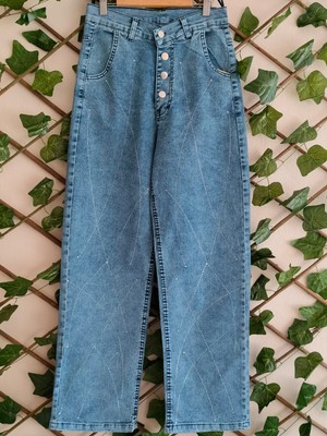 Çınar Butik Likralı Kadın Taşlı Kot Mavi - 48