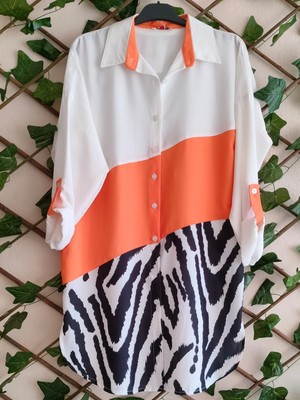 Çınar Butik Tunik Gömlek Renkli - 40