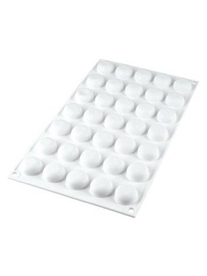 Simo Mini Taş Silikon Kalıp Çikolata Muffin Sabun Kokulu Taş Mum Epoksi Kalıbı 35 Delikli