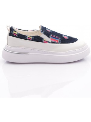 Dgn 057 Kadın Lastikli Sneaker Ayakkabı