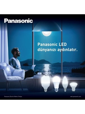 Panasonic LED Ampül Panasonic 14W E27 4000K Günışığı 5 Adet