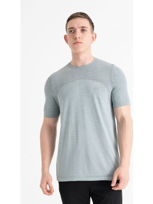 WackyWizzle Erkek Minty (Yeşil) Spor ve Günlük Tişört