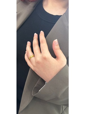 Frt Kuyumculuk 14 Ayar Altın Üçlü Burma Model Alyans 4.20 - 4.45 Gram Arası