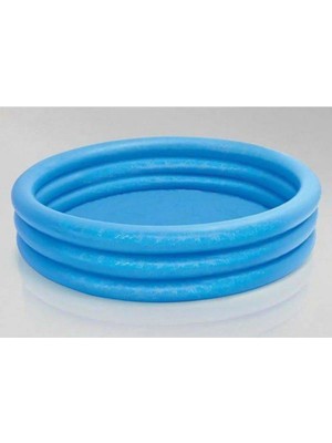 Intex Kristal Havuz Mavi 114X25 cm 3 Halkalı Rahat Silinebilir Özellik