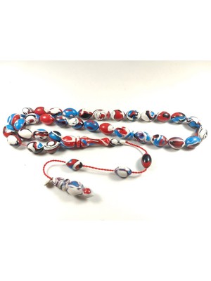 İskeçe Tesbih Fatih Erbabacan Usta Eseri Imzalı Arizona Firuze Sertifikalı 4667