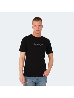 Slazenger VOITTO Erkek Tişört Siyah