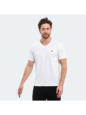 Slazenger KATRIINA Erkek Tişört Beyaz
