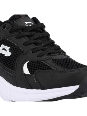 Slazenger Zanesti Kadın/erkek Sneaker Spor Ayakkabı - Siyah-Beyaz - 41