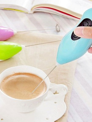 Baysa Pilli Mini Mixer Kahve Süt Köpürtücü Karıştırıcı Cappuccino Mixer