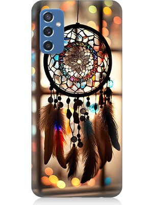 Teknomeg Samsung Galaxy M52 Uyumlu Düş Kapanı Dreamcatcher Desenli Silikon Kılıf