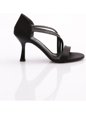 Dgn 920 Kadin Taş Süslemeli Topuklu Ayakkabi