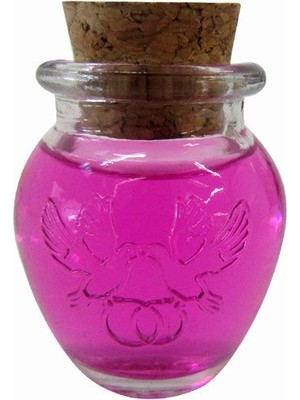 Partici Alyanslı Mantar Tıpalı Kavanoz Cam Şişe 30 ml 4x5 cm