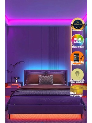 Neeko Sese Duyarlı Tv Arkası Rgb Şerit LED Kumandalı