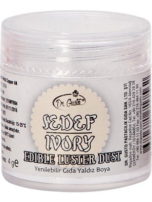 Dr. Gusto  Yenilebilir Metalik Sedef Gıda Simi 4 g