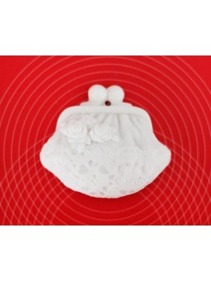 Simo Silikon Çiçekli Cüzdan Sabun ve Kokulu Taş Kalıbı