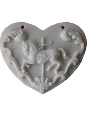 Simo Silikon Delikli Kalpli At Sabun ve Kokulu Taş Kalıbı