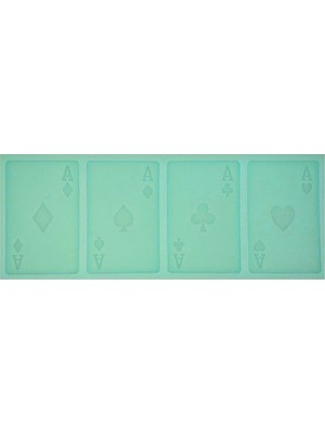 Simo Silikon Iskambil Kartı Sabun ve Kokulu Taş Kalıbı