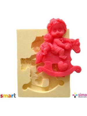 Simo Silikon Sallanan Atta Bebek Sabun Kokulu Taş Kalıbı