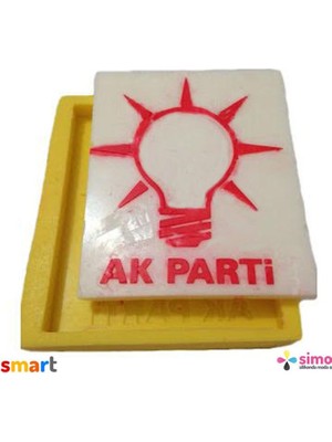 Silikon Akp Parti Logosu Sabun ve Kokulu Taş Kalıbı