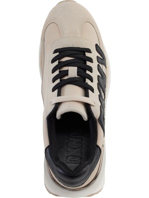 Dkny Bej - Siyah Kadın Sneaker Arlan - Lace Up