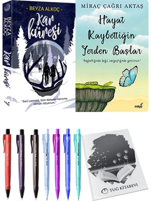 Kar Küresi - Hayat Kaybettiğin Yerden Başlar + Kalem + Not Defteri
