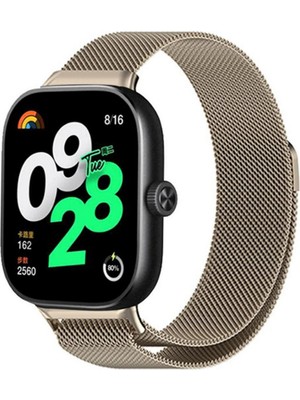 MobaxAksesuar Xiaomi Redmi Watch 4/5/6 - Smart Band 8 Pro / 9 Pro Kordon Milano Loop Metal Kordon