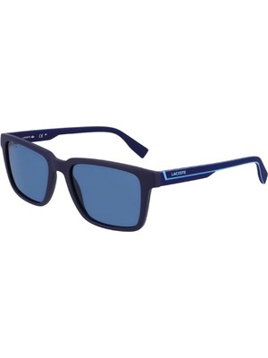 Lacoste L 6032S 424 54 Erkek Dikdörtgen Mavi Kemik Güneş Gözlüğü