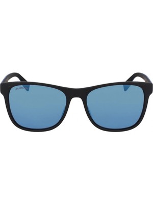 Lacoste L 6031S 002 56 Erkek Oval Füme Kemik Güneş Gözlüğü